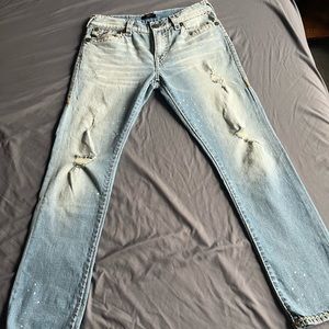 True Religion Super T Rocco Skinny Jeans Size 32 Unisex